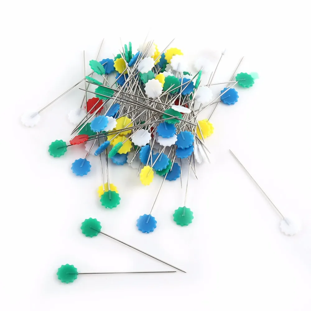 100Pcs/lot Sewing Accessories Patchwork Pins Sewing Pin With Box DIY Sewing Patchwork Pins Quilting tool
