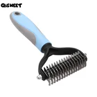 Stainless Steel Pet Dog Shedding Dematting Brush Comb Tool For Dogs Cats