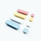 2020 new cute ceramic knob cartoon kitchen cabinet handle and knob, Rectangular round door handle and knob/