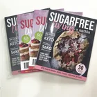 cheap art paper month magazine printing with glossy lamination and perfect binding