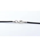 Sublimation Blank DIY Gifts Rope Chain Round Snap Button Necklace