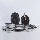 P&T Royal Ware manufacturer wholesale glazed matte crokery porcelain tableware set