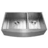 Higold 33 Inch Farmhouse Apron Front 10 Inch Deep double Bowl 18 Gauge Stainless Steel 304 Luxury Kitchen sink