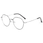 Style Hot Rose Gold Square Frame Round Lens Glasses For Men