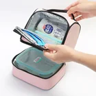 Custom Fast Food Tote Carry 600D Polyester Lunch Insulated Cooler Bag With Divider
