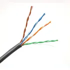 ネットワークケーブル 120 メートルの UTP Cat5e Lan ケーブル 4pr 24awg CCA CCAE 50% 銅 305 メートル色アウトボックス