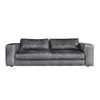 Fashion design Living room furniture 3 seats leather sofa
