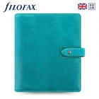 Filofax Malden A5 size note book notebook Leather Traveler 6 ring notebook