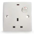 10 years factory 12 years AC trade assurance exquisite workmanship warranty British BS type socket outlet with light