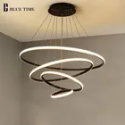 BLUE TIME Led Chandeliers Pendant Lights Indoor Living Room Dining Kitchen Hanging Lamp Modern Lamps
