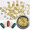 gold metal nail art accessories wholesale