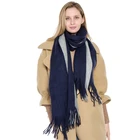 Custom Custom New Arrivals Winter Travel Scarf Oversize Acrylic Knitted Scarf For Women