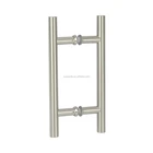 Door Tube Round Pull Handle Glass High Quality Round Tube Brass Handles Glass Door Pull Handle