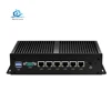 Cheap VPN server computer Intel 3865u 3965U i3 7100U quad core firewall mini pc 6 Lan port router support linux pfsense aes-ni