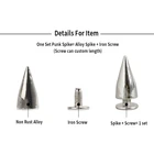 Fashion punk decorative studs and rivets for jackets