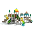 Amusement Park Play Equipment Used Plastic Commercial Kids Outdoor Playground
