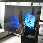 Front and rear Smart Holographic Rear Projection Film Transparent For Glass