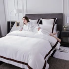 Sheet Bed Sheets White Hotel Bed Sheet Factory Price Professional 5 Star Luxury 100% Cotton Sheet Linen Hotel Bed Sheets