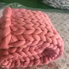Wool Merino Australian Merino Wool Blanket 100% Wool Blanket Super Soft Australian Merino Wool Chunky Knit Blanket