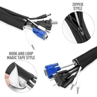 Nylon Tie Suppliers Strips China Hook And Loop Tidy Straps Zip Strap Cord Ties Stock Self Closing Cable Management Sock