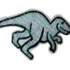 Cartoon dinosaur sequin custom embroidery patches bags and shoes accessories