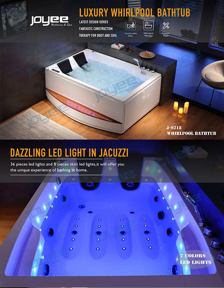 China indoor jacuzzi hot tubs