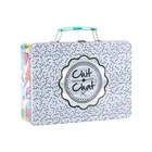 Luxury Design Silver Color Tin Cosmetic Tin Box Candy Tin Can For Gift