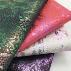 Snake Jewellery Colorful Snake Pattern Packing Fabric Synthetic Leather Sheet Electronics Jewellery Box Packing Material