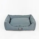Bed Wholesale Manufacturer Checkered Rectangle Linen Washable Orthopedic Dog Sofa Pet Bed