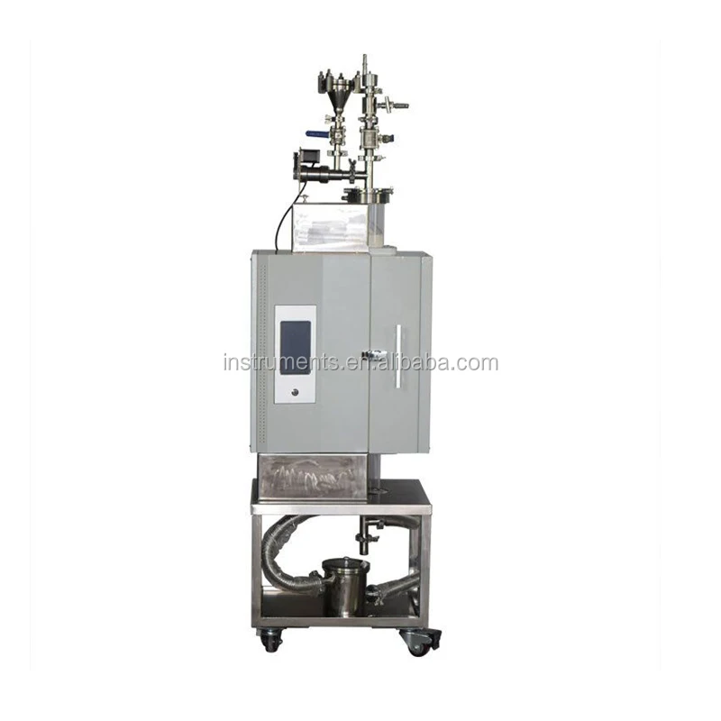 1200c Ultrasonic Spray Pyrolysis Vertical Furnace Lab Pyrolysis Vacuum