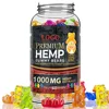 1000mg 1500mg 1250mg 50 GRAINS Pure Hemp Gummies Organic Full Spectrum Hemp Extract CBD Gummies Bears with private label logo