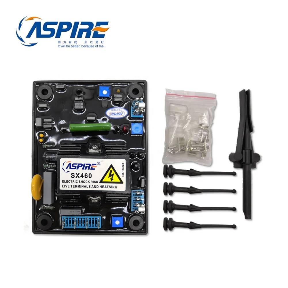 Nitrip SX460-A Repuestos del generador AVR monof/ásico del controlador del regulador de voltaje autom/ático
