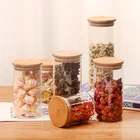 Storage Jar Tea tank Flower Tea Glass Jar,600ml Food Grade Silicone Sealing Tea Storage Tank