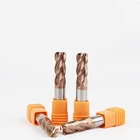 Bull nose end mills 4F tungsten carbide corner radius cutting tools