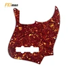 Pleroo Guitar parts Standard 10 Holes 4 String JB Pickguard Scratch Plate suit for fender Jazz Bass guitar