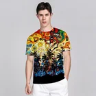 Sublimation Shirt T-shirt Hot Design Sublimation Printed Printing 3D T Shirt Men's T-shirt