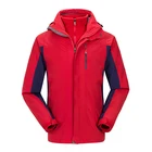 2020 Custom Winter Sport Jacket Mens Womens Waterproof Mountain Windproof Interchangeable Jacket