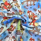 lanking Textile New Collection Transfer Rice Knit Stretch Bullet Print Fabric 003
