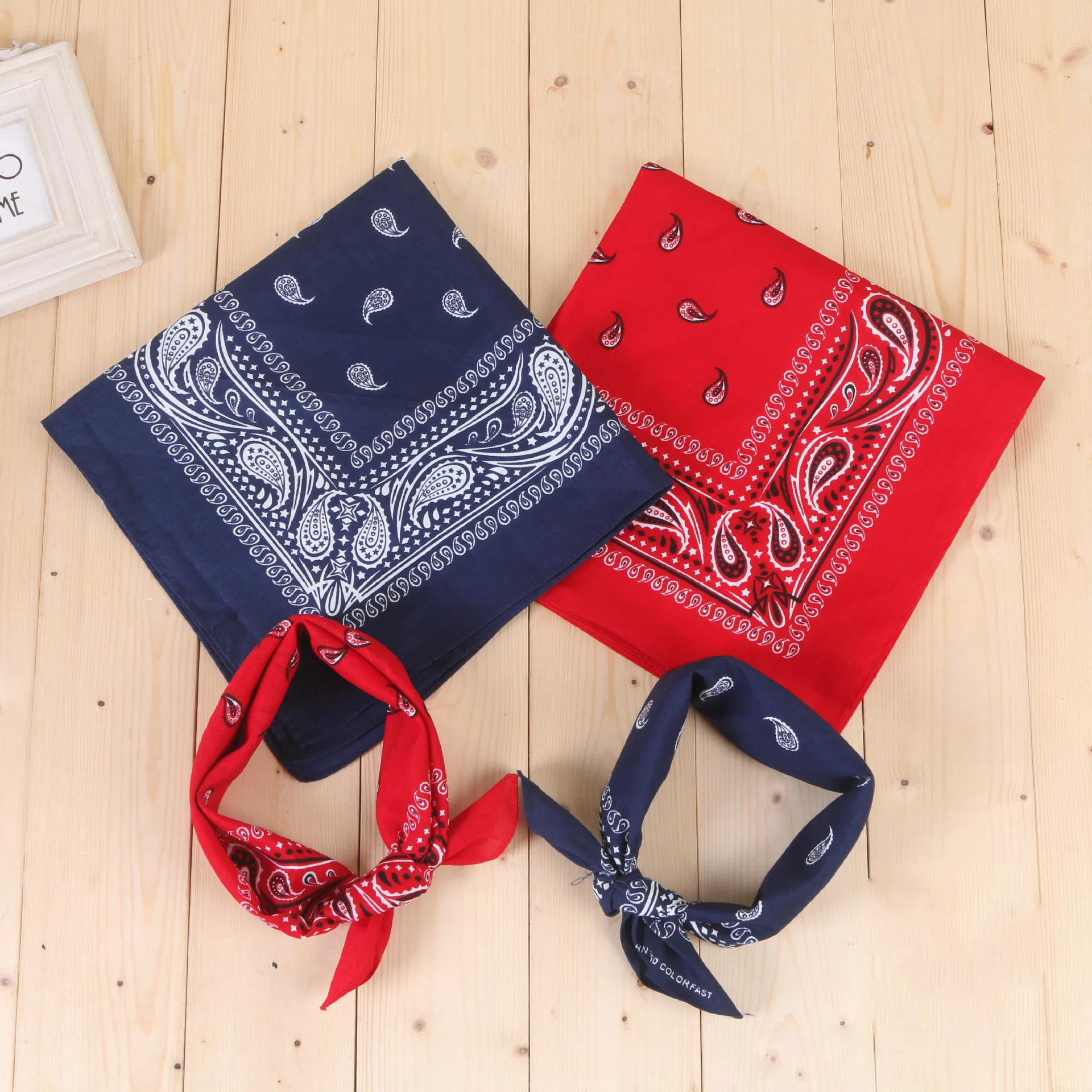 new high quality cotton cashew flower kerchief korean hip hop