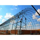 Coal Shed Light Prefabricated Steel Structure Space Frame Coal Storage Shed For Power Plant