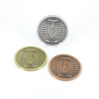 Hot sale challenge custom cheap metal antique pig silver coin