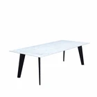 Latest Design Dining Room Furniture Customized Modern Marble Dining Table