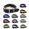 Wholesale 14 Colors Watch Strap with Heavy Duty Seat Belt Nylon Nato Watch Band Strap