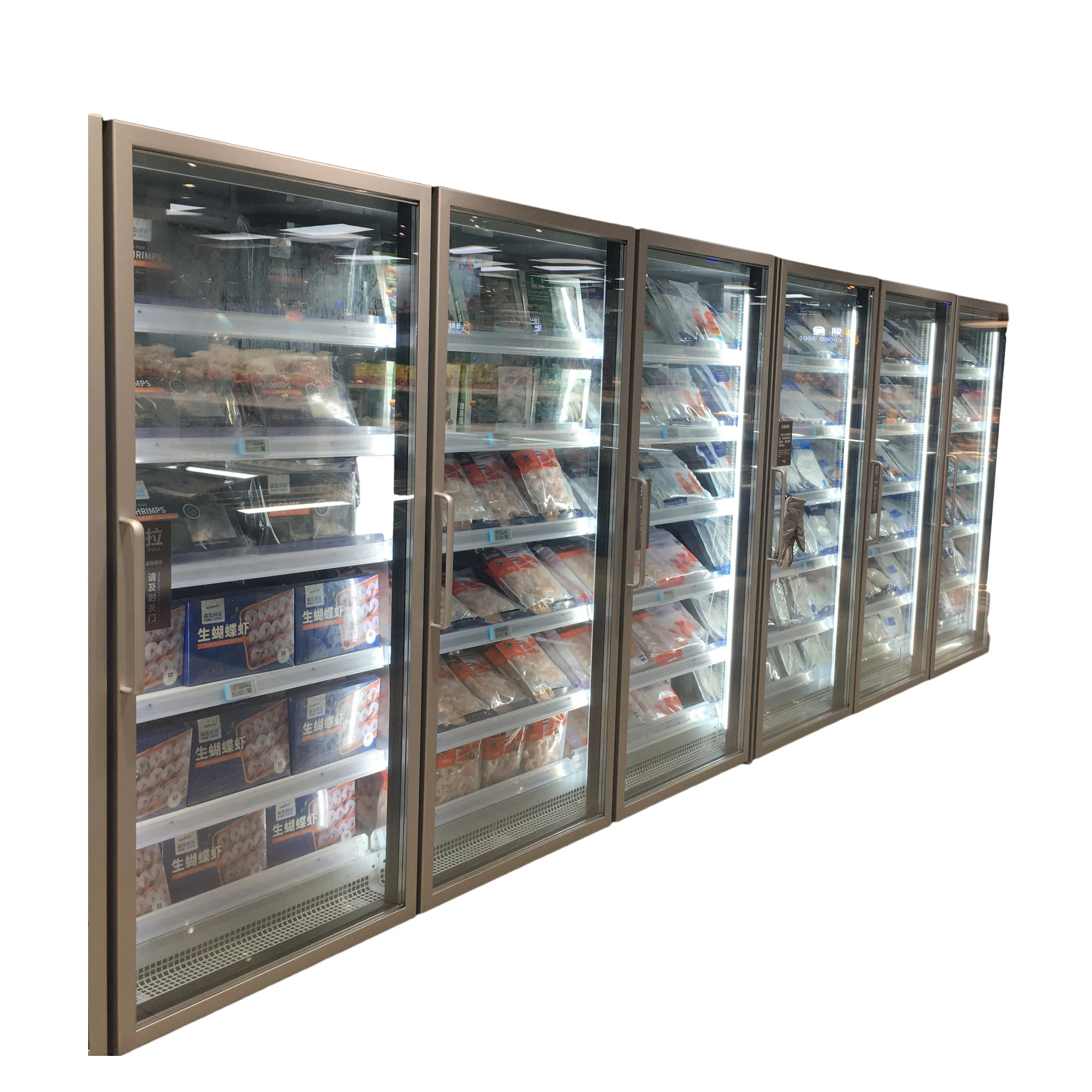 Supermarket Cabinet Showcase Cooler Glass Door Buy Hotel Display