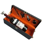 Awesome Gift Package Single Bottle Wine Box PU Leather