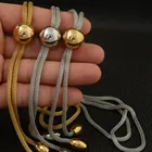 Newest Fashion Stainless Steel Jewelry For Woman Long Chain Necklace Gold Silver Color For Women Gift NEILAABB