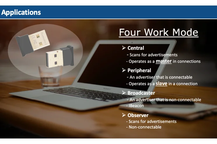 work modes of cc2540 Beacon Dongle