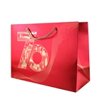 Hot Selling Paper Gift Bags Logo Custom Exquisite Shopping Bag