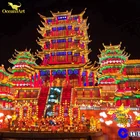 passageway lantern led light decorated