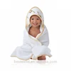 Guangzhou 100% organic bamboo terry towelling fabric animal baby hooded bath towels